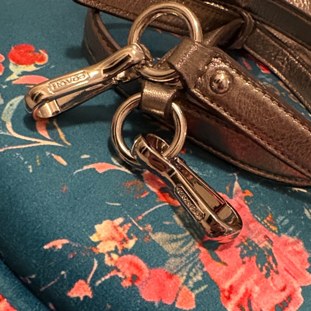 Coach Madison Annabelle Silver Crossbody Bag - Picture 13 of 13